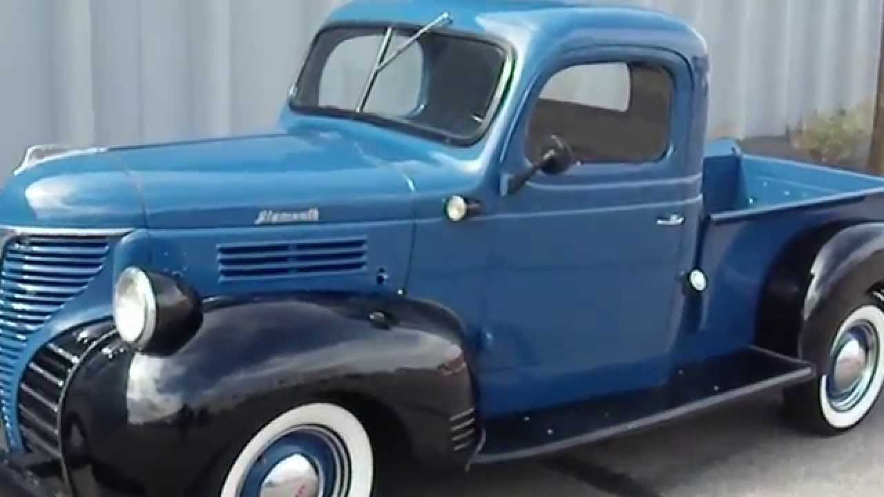 RARE 1941 Plymouth 125 Pickup Truck Featured in Bring a Trailer