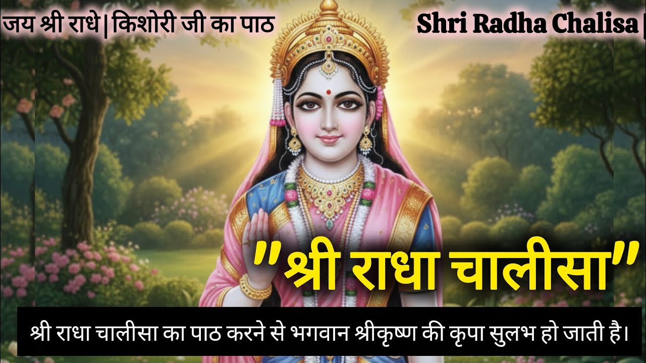  राधा चालीसा | Shri Radha Chalisa | राधा रानी की दिव्य स्तुति | जय श्री राधे🙏🌸