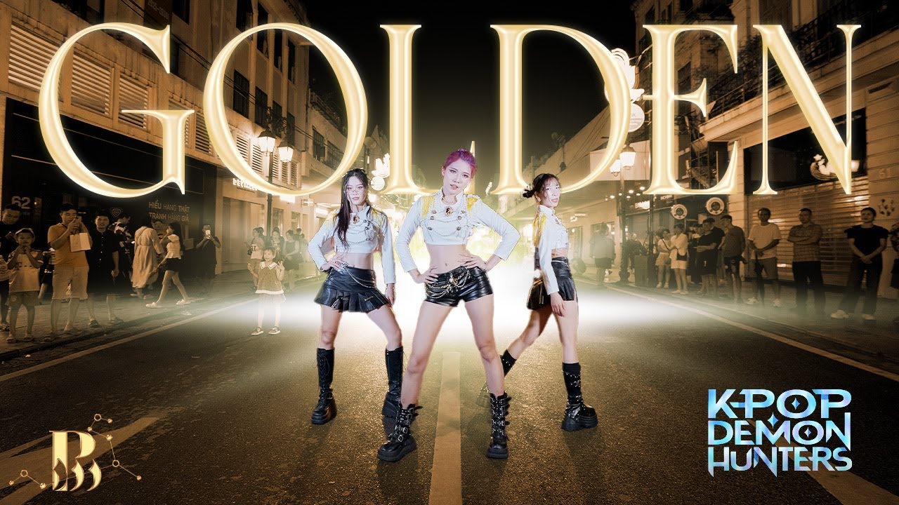 [KPop Demon Hunters In Public] “Golden” - HUNTR/X Dance Performance By B-Wild From Vietnam | Netflix