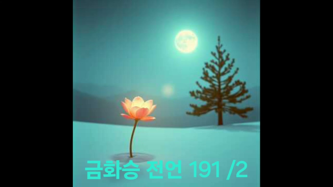 꿈이로다. 꿈속 꿈에서 깨어나라,   금화승 전언 191