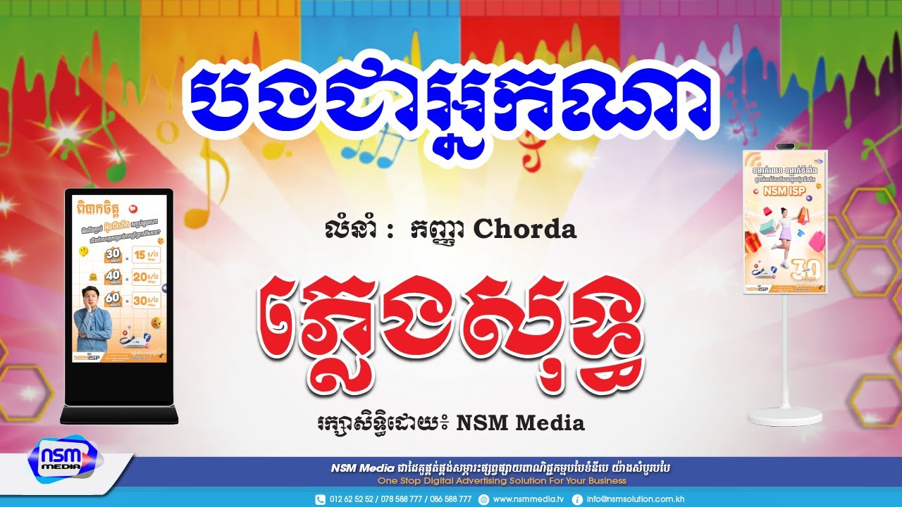 បងជាអ្នកណា ភ្លេងសុទ្ធ​​ | ស្រី | Karaoke | Plengsot [ NSM Media ]