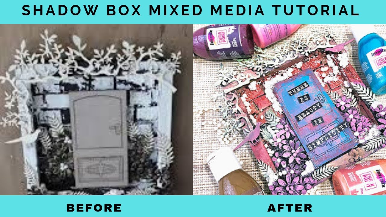 Mixed Media Shadow Box | DIY | Mixed Media Techniques