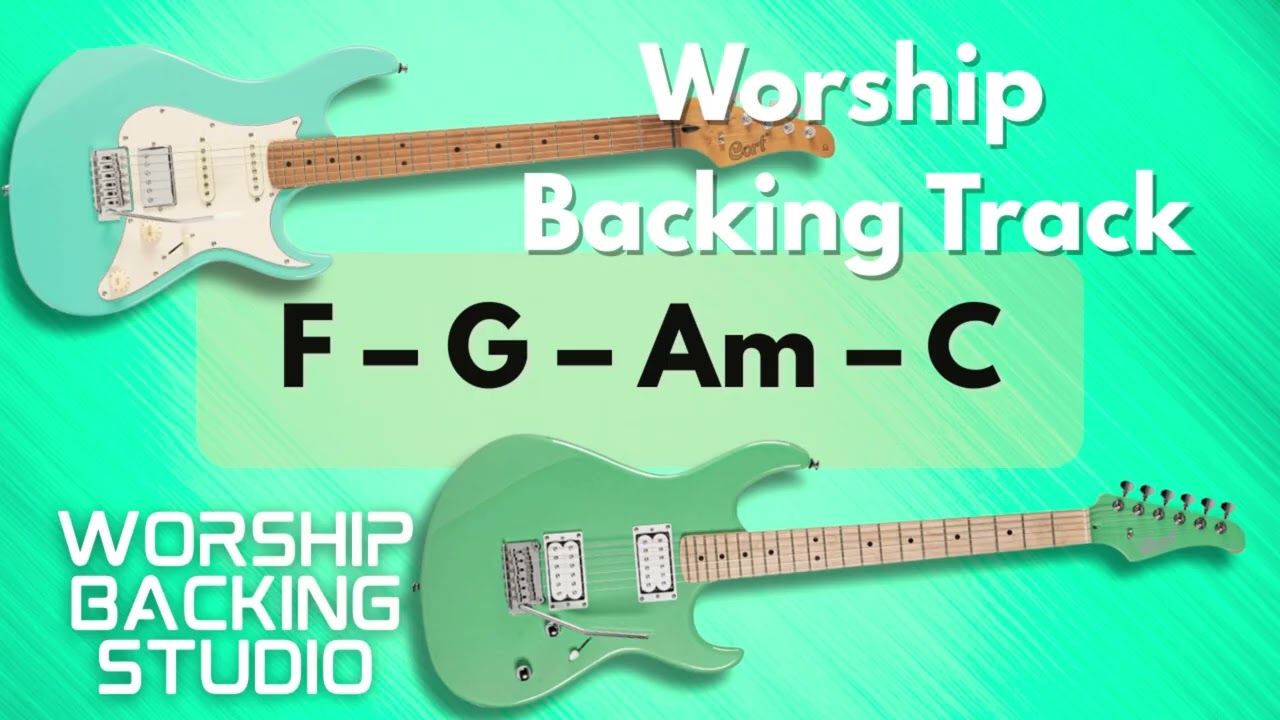 WORSHIP BACKING TRACK C Major | F – G – Am – C | Guitar Backing Track