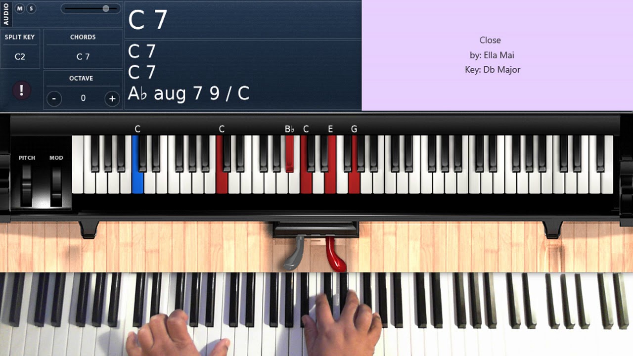 Close (by Ella Mai) - Piano Tutorial