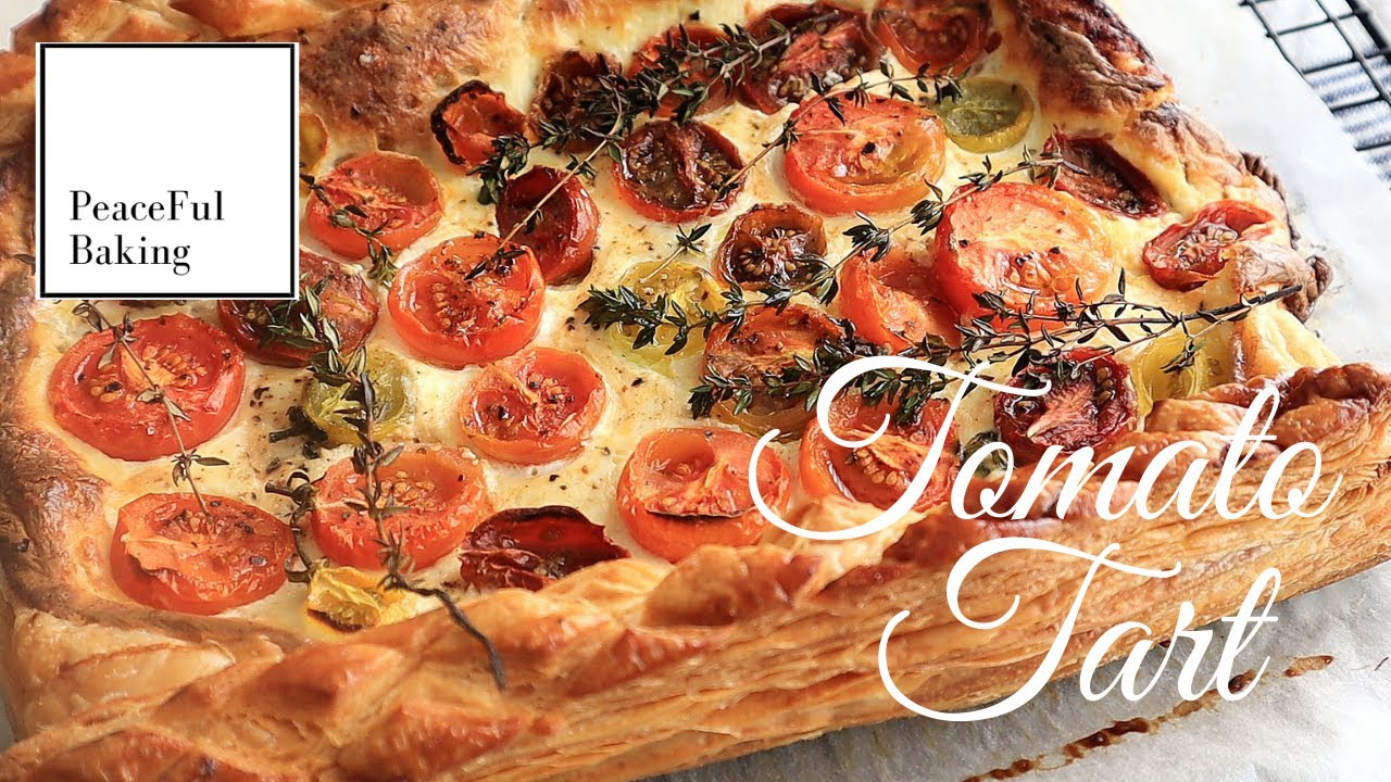 Cherry Tomato Tart | Puff Pastry