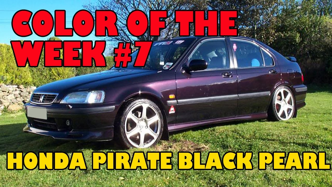 Honda Pirates Black Pearl — цвет недели №7