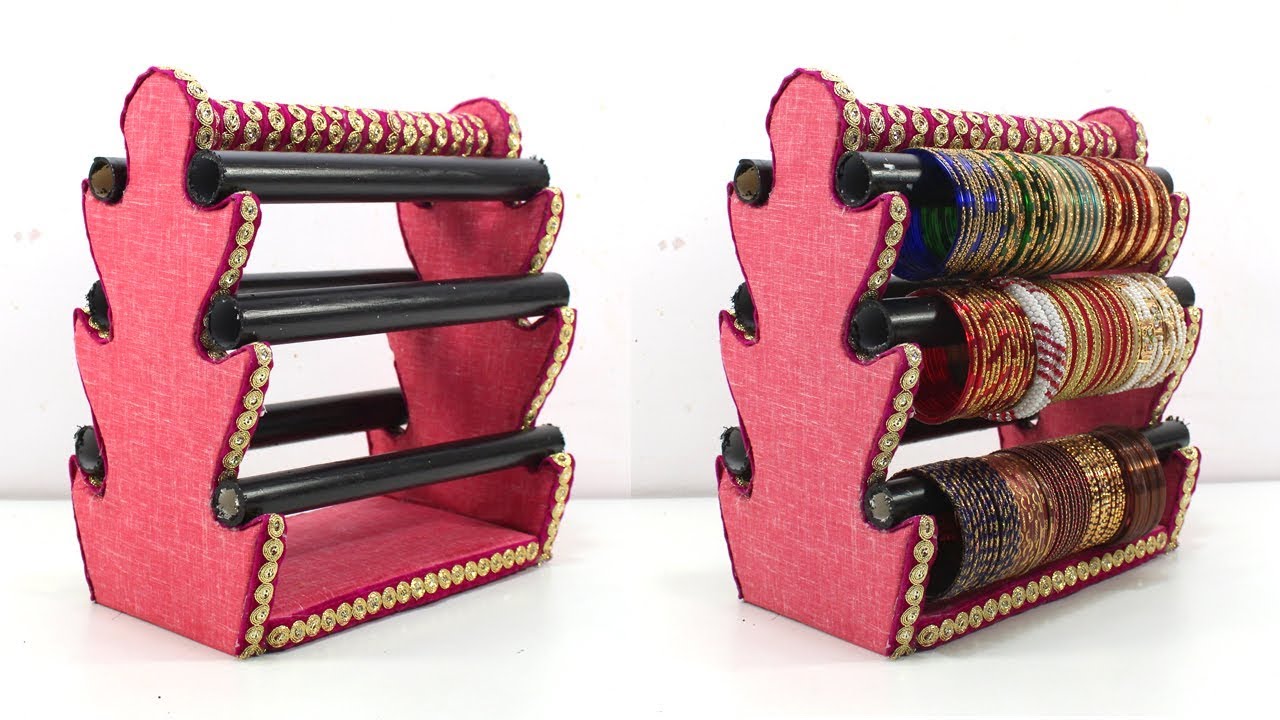 Bangles Storage Idea !! Bangles Stand with Cardboard!!! Sonali's Creations