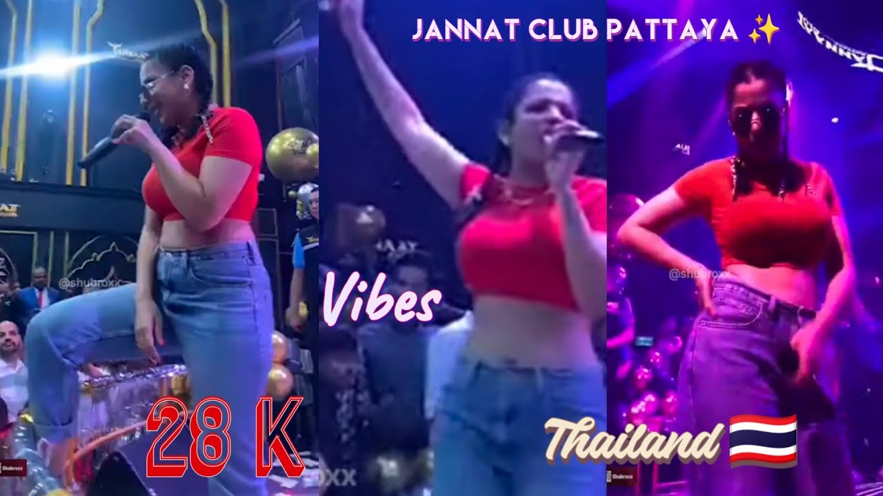 JANNAT CLUB PATTAYA THAILAND 🇹🇭 Jasmine Sandlas Performance 💃🎤🎧