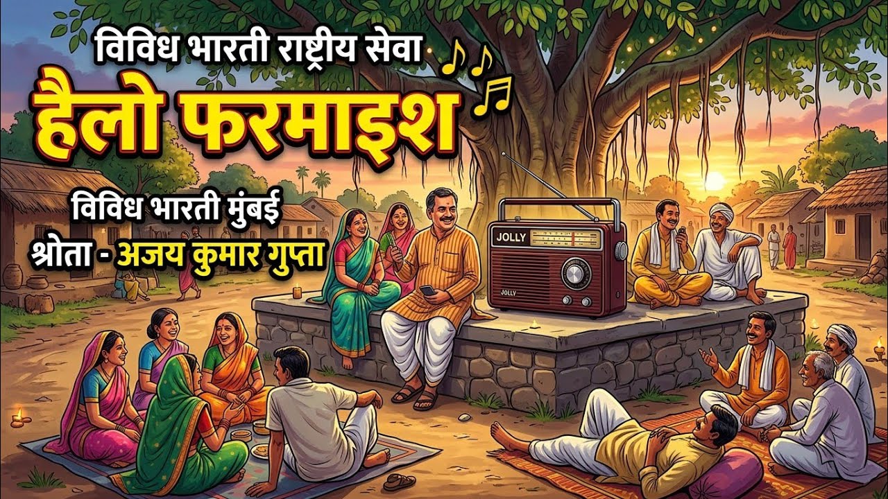 हैलो फरमाइश विविध भारती मुंबई में शामिल श्रोता - अजय कुमार गुप्ता दिनांक 21-07-2025