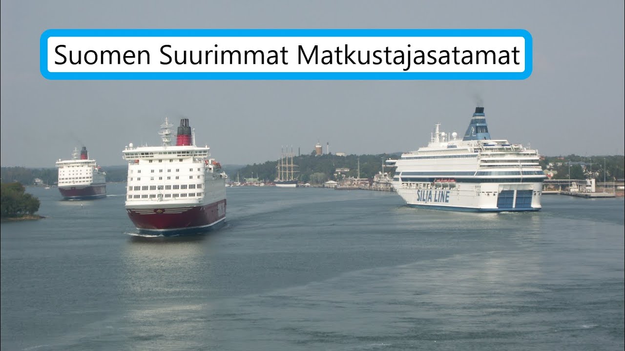 Suomen Suurimmat Matkustajasatamat (2019)
