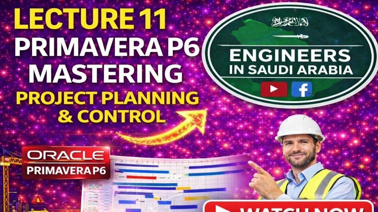 Lecture 11 Primavera P6 Project Planning & Control