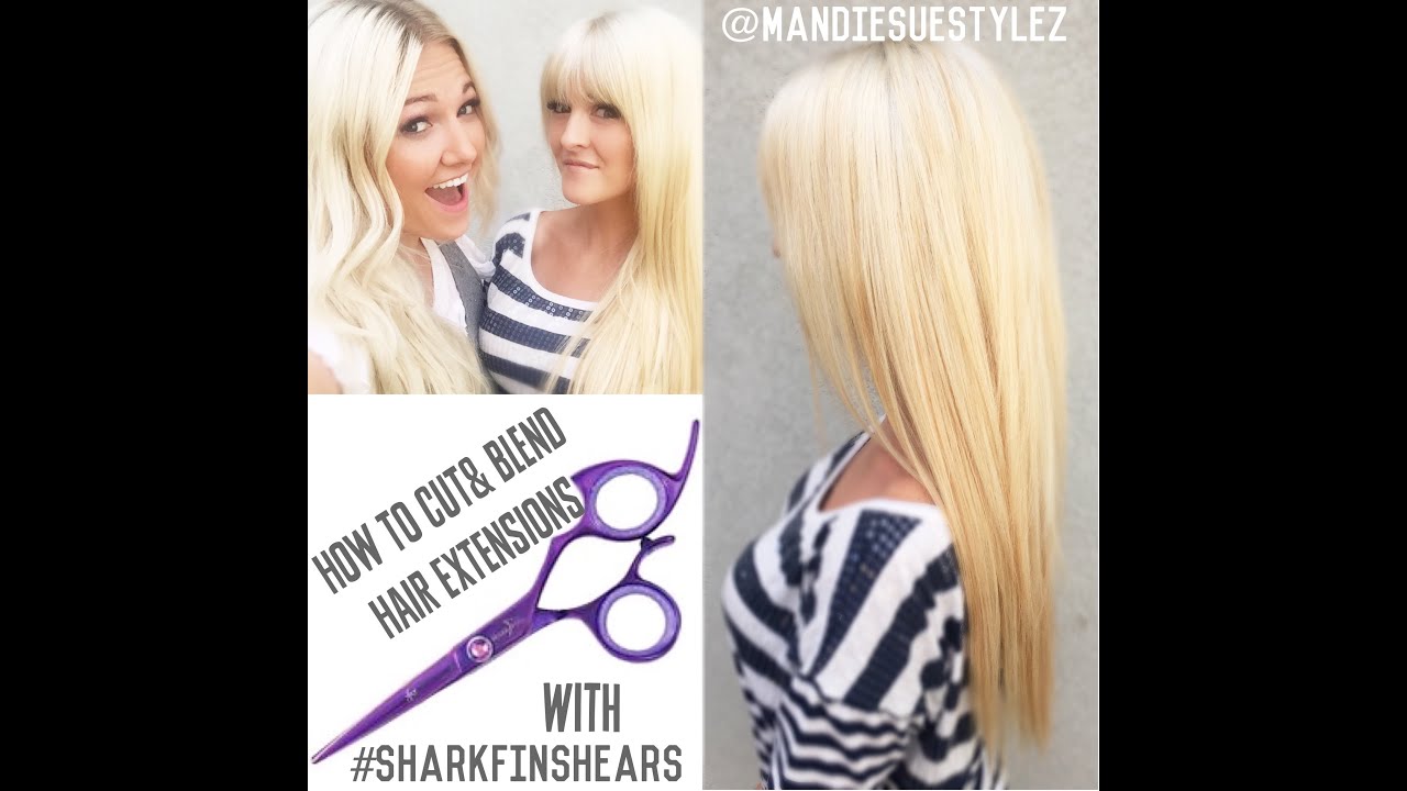 How to CUT & BLEND Hair Extensions