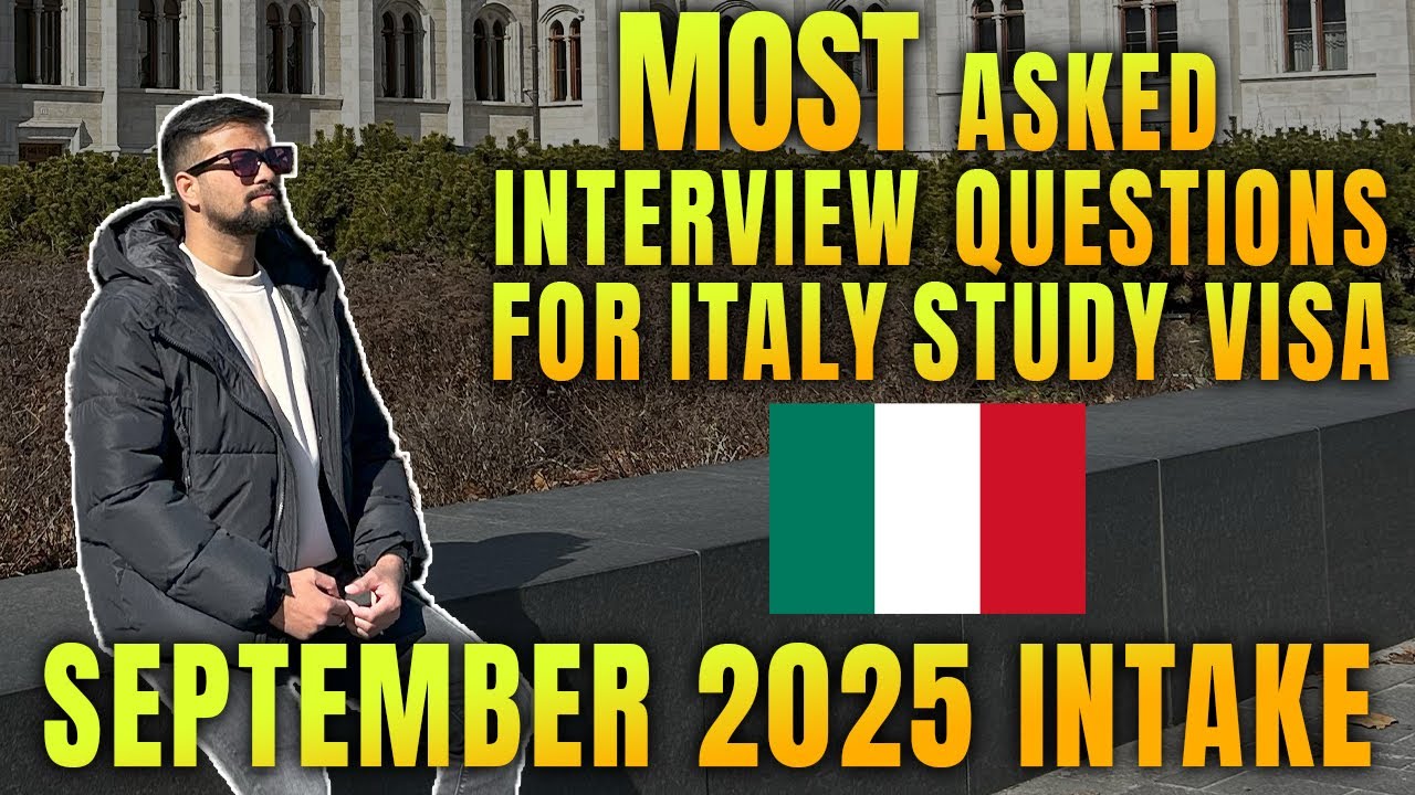 ITALY 🇮🇹 STUDY VISA INTERVIEW QUESTIONS || STUDY IN ITALY 2025 || #studyinitaly #italystudentvisa
