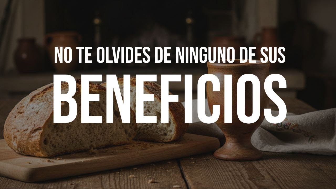 Salmo 103:1-2, No te olvides de ninguno de Sus beneficios