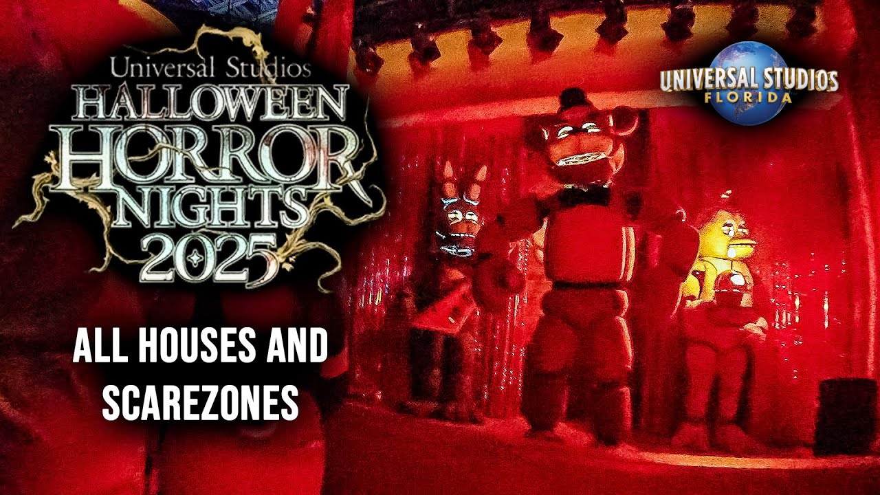 2025 Halloween Horror Nights 34 Inside All Haunted Houses Universal Studios Florida Orlando HHN