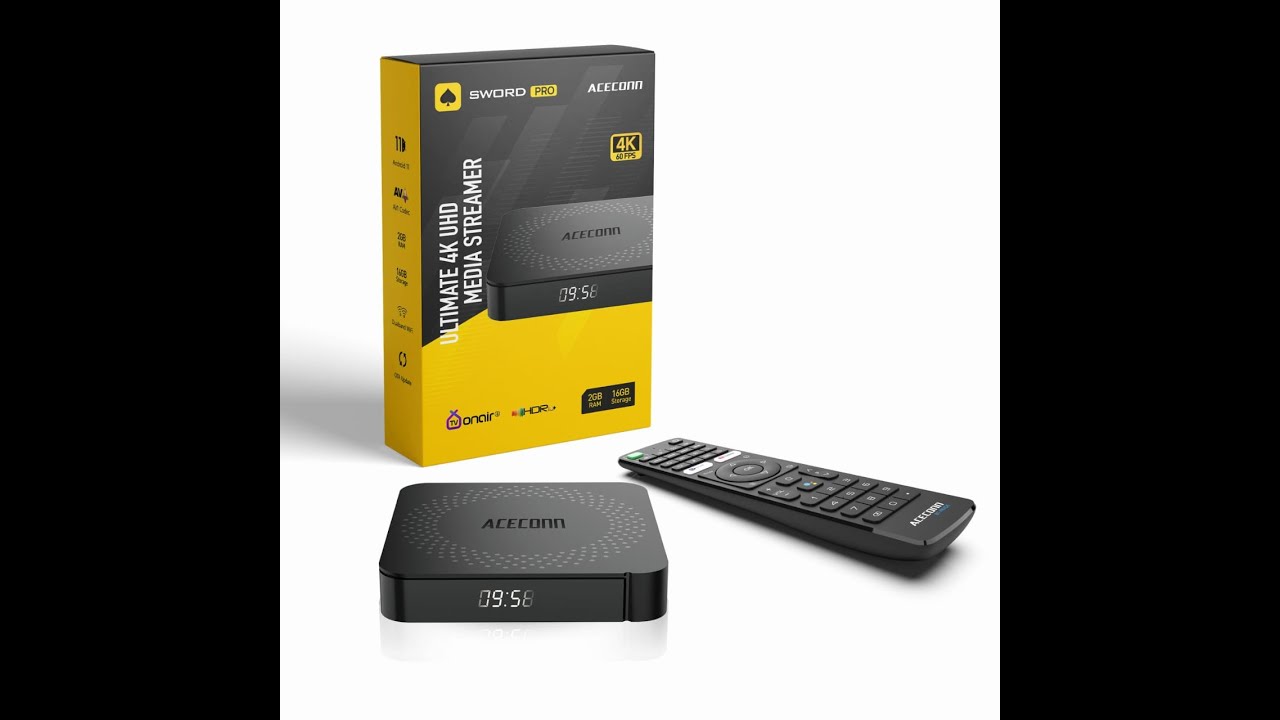 ACECONN SWORD PRO 4K - REVIEW TVONAIR