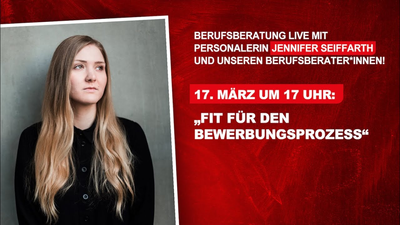 Berufsberatung Live! Fit für den Bewerbungsprozess!