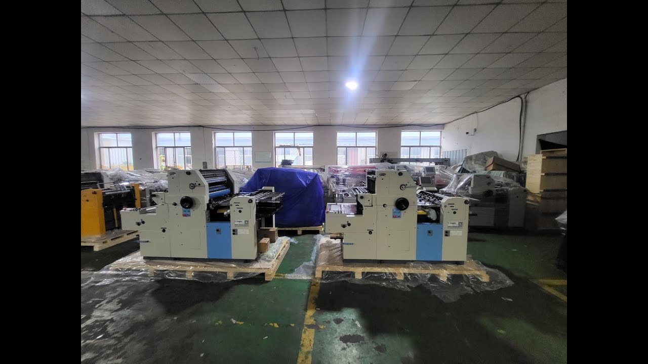 SINGLE COLOR OFFSET PRINTING MACHINE WITH NUMBERING&PERFORATION SERIES EXPORTING ZONGRUI