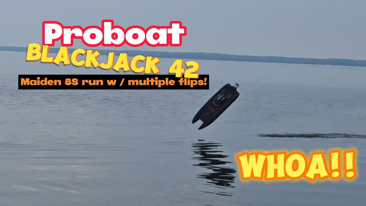 Proboat Blackjack 42 Maiden 8S работает с несколькими переворотами!