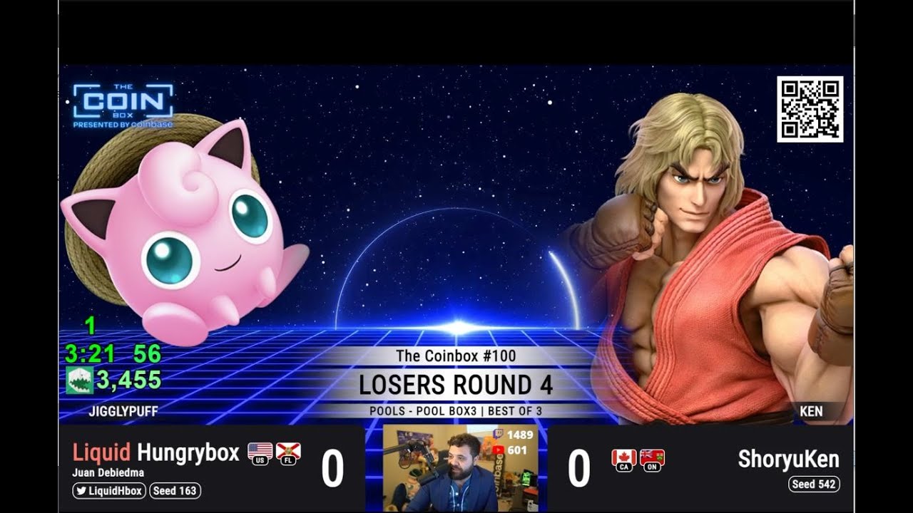 Smash Ultimate Coinbox 100 vs the GOAT HBOX: VOD REVIEW