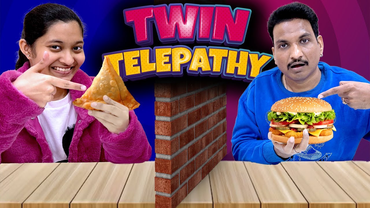 TWIN TELEPATHY CHALLENGE 🔥 | Papa vs Jinni | Cute Sisters