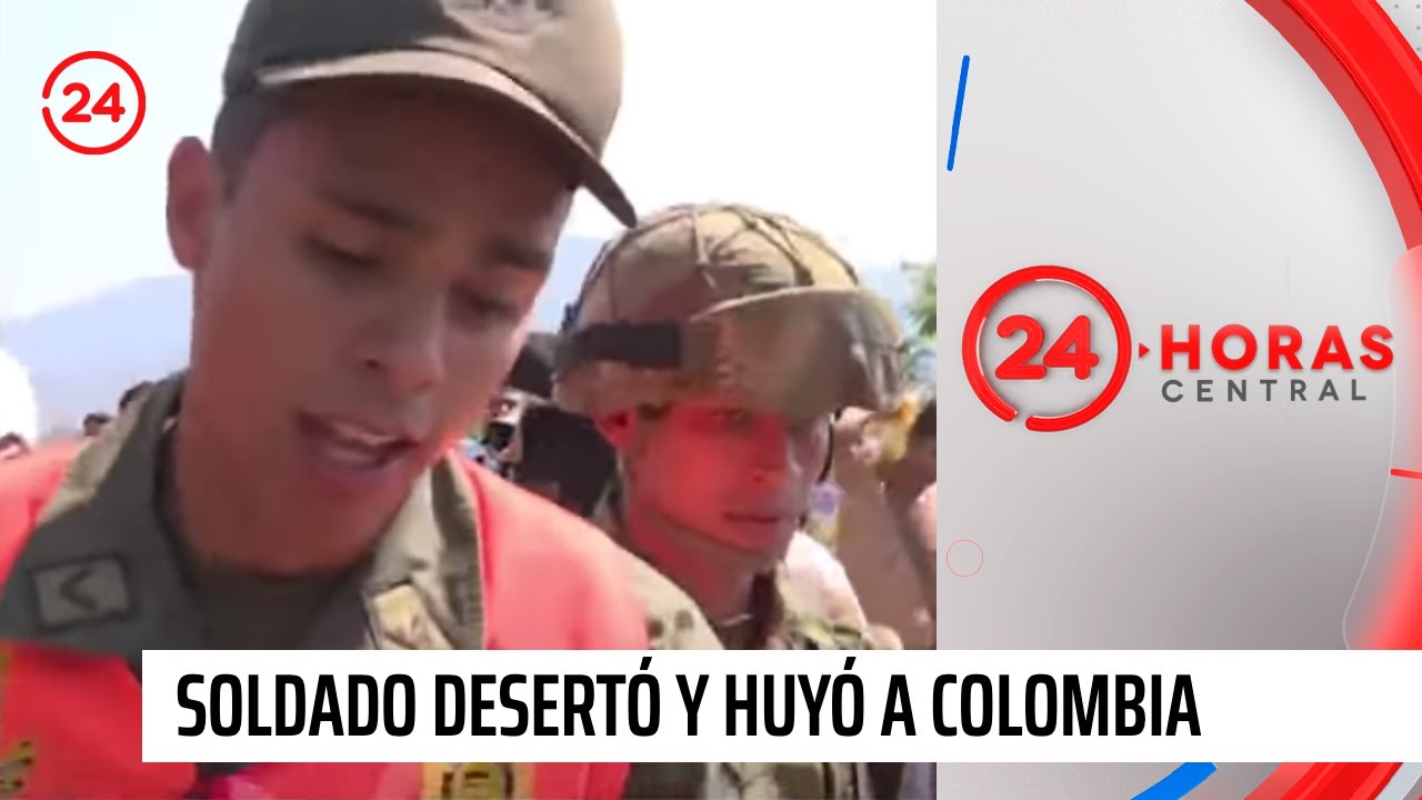Soldados venezolanos desertan y huyen a Colombia por pasos fronterizos ilegales | 24 Horas TVN Chile