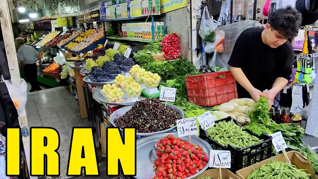 Inside Iran's CRAZIEST Market 🇮🇷 Tajrish Bazaar FULL Street Food Tour