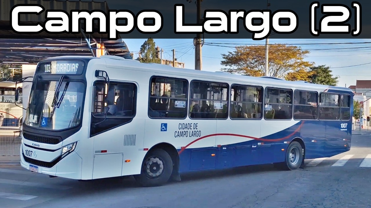 Campo Largo (2) Movimentação de ônibus urbano - Região metropolitana de Curitiba - Capital da louça