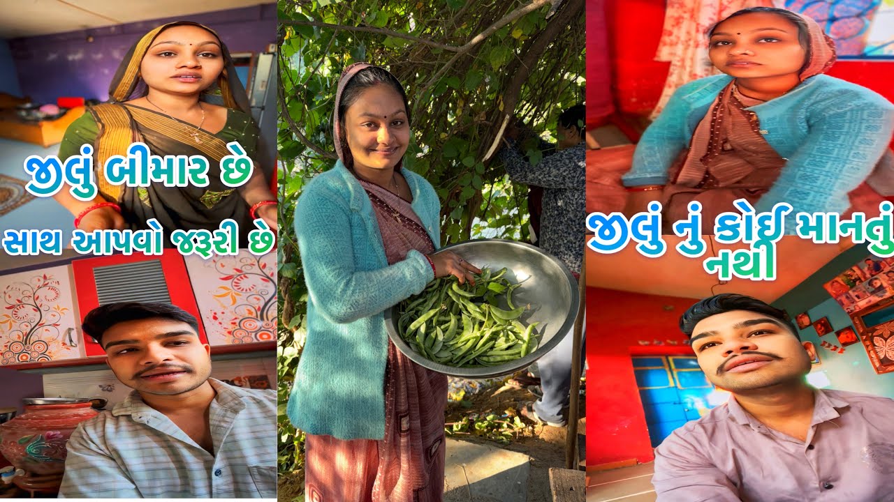 લાગે છે જીલું બીમાર 🤮 પડી જવાની । સવાર સવાર માં વાલોર તોડી। ઓપેરશન વાળા દૂર રહેજો।