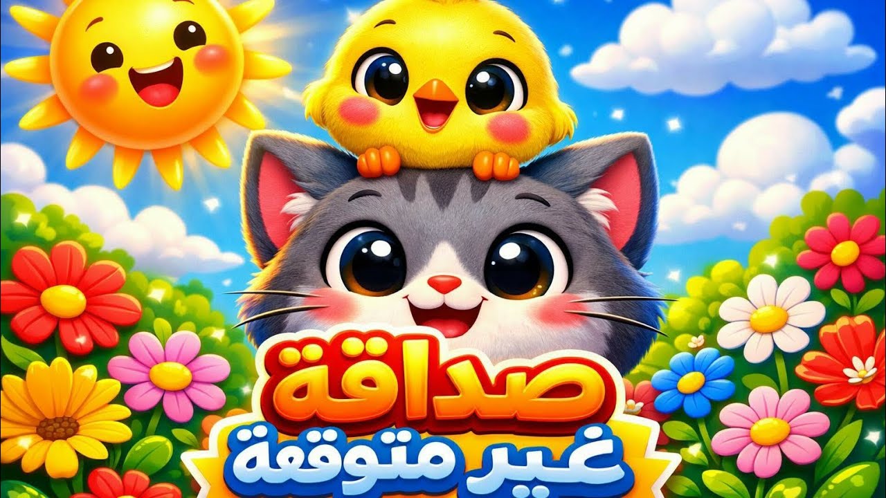 قصص أطفال  قصة العصفور والقط الشجاع🐦🐱 #cocomelon #youtubekids #kidssongs #cartoon 