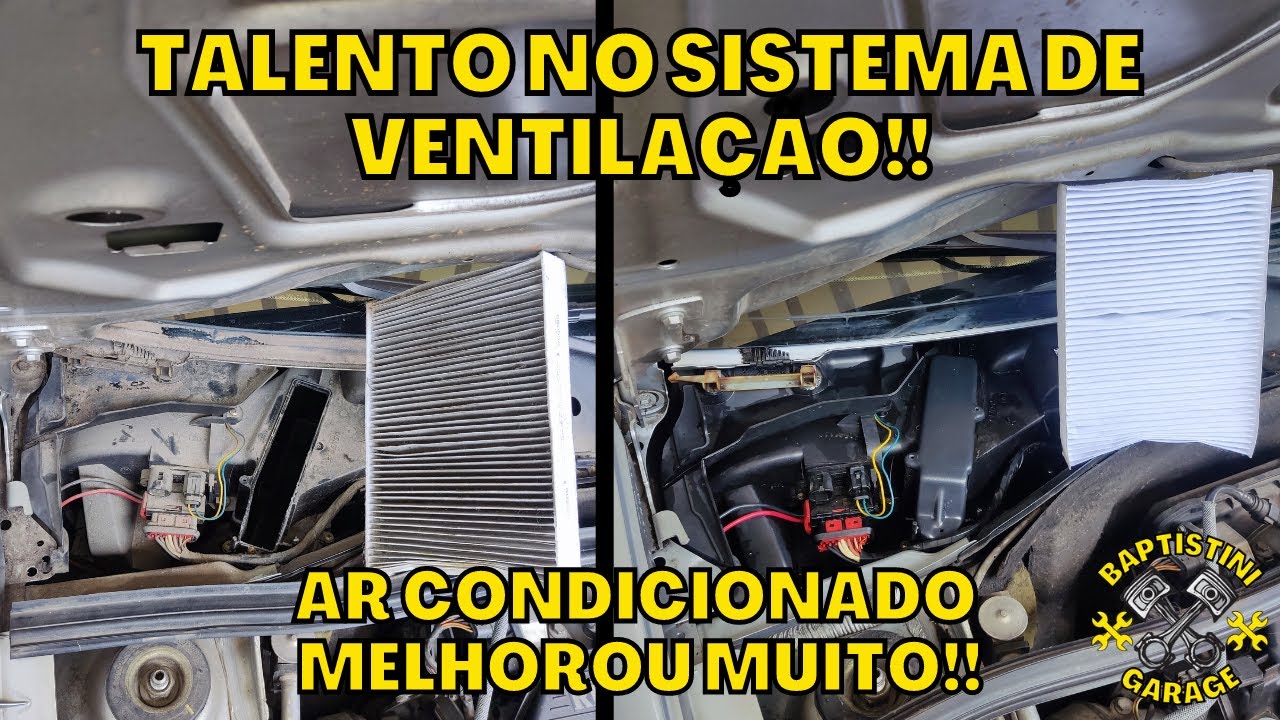 Instalação/Troca do Filtro de Cabine e Higienização do Sistema de Ventilação - DIY