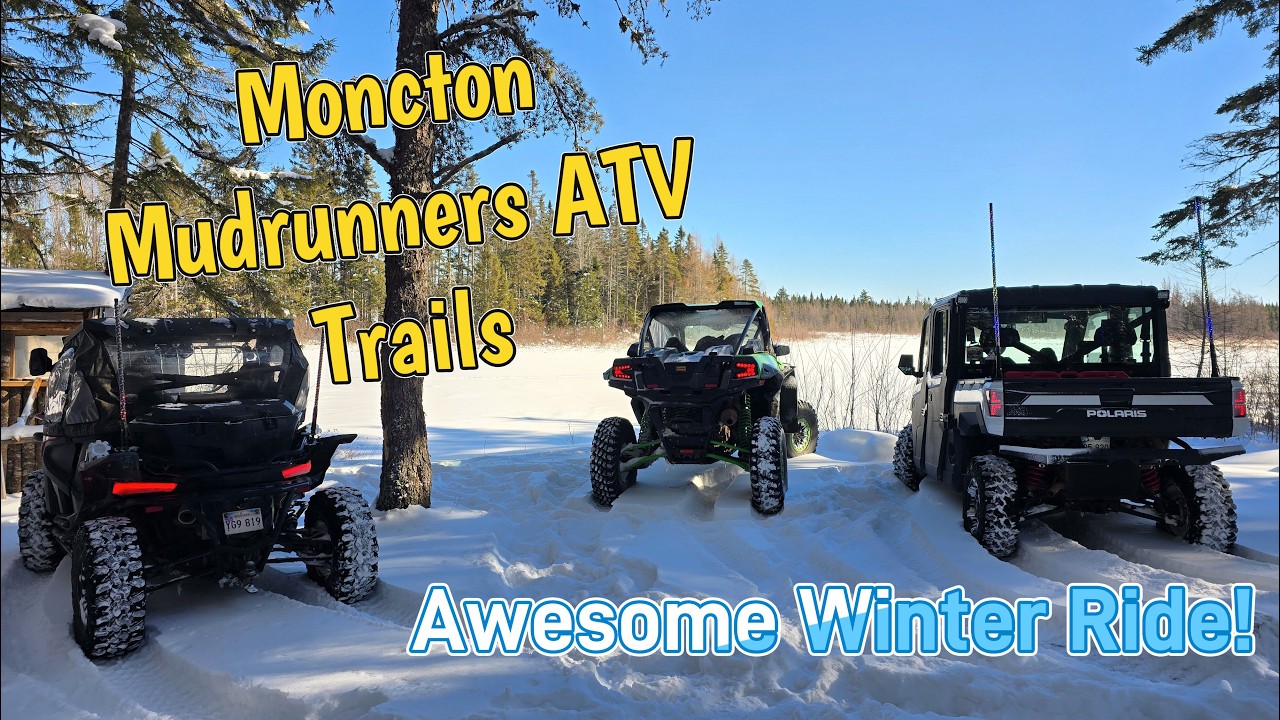 Winter Run on the Moncton Mudrunners Trails - a True Hidden Gem of Trails