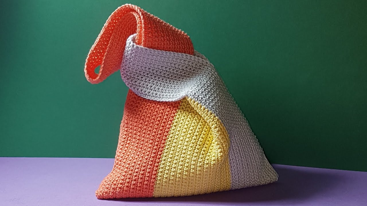 Borsa all'uncinetto nodo giapponese (Japanese knot crochet bag) tutorial