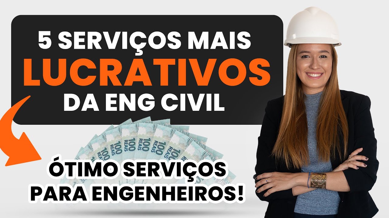 5 SERVIÇOS MAIS LUCRATIVOS DA ENG CIVIL!
