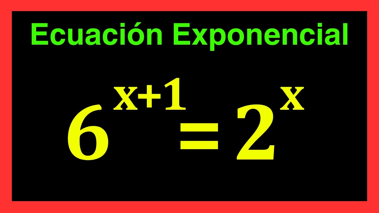 ✅👉Resolver Ecuaciones Exponenciales con Logaritmos