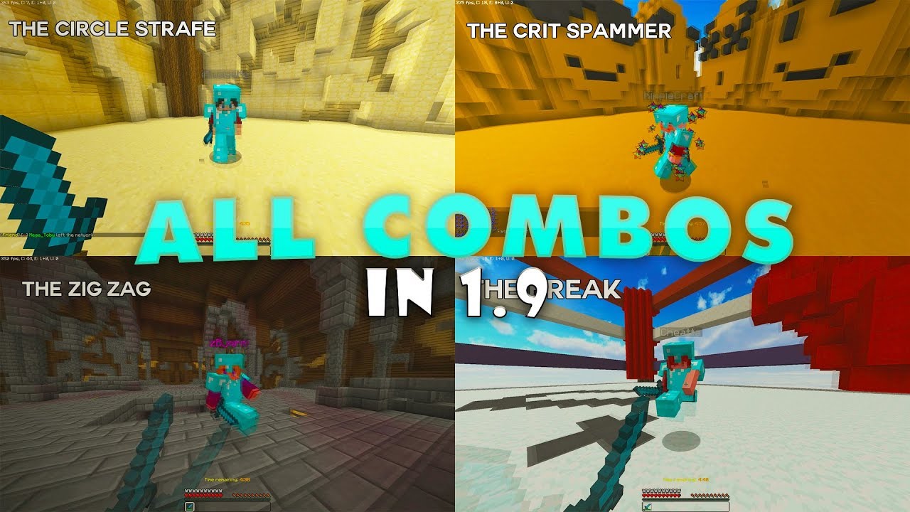 All Types Of PvP Combos in Minecraft