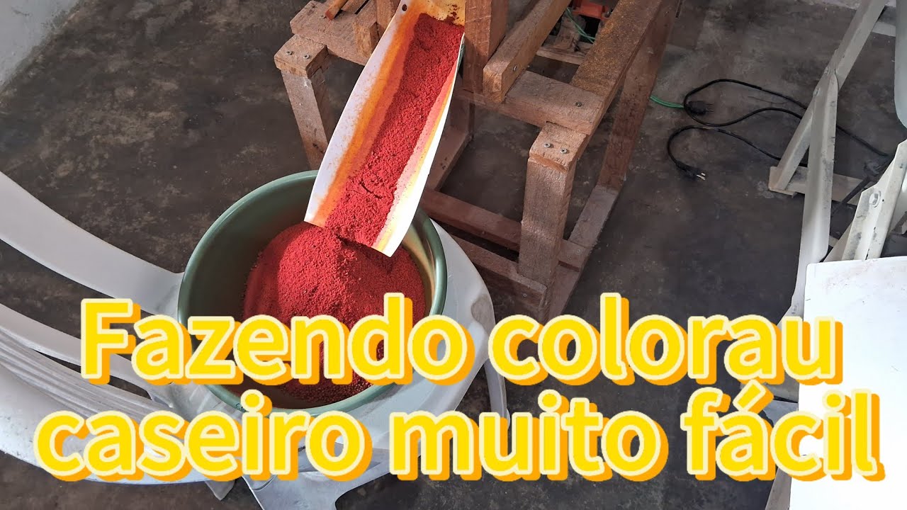 Fazendo colorau caseiro muito fácil