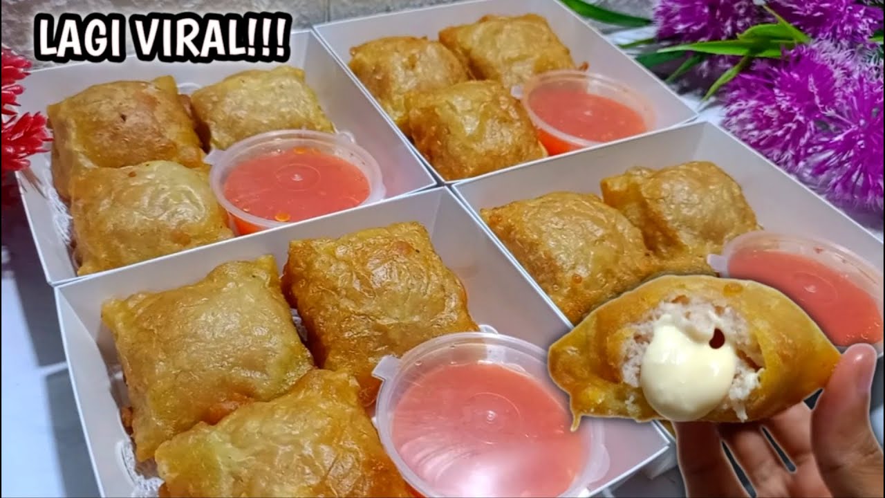 RESEP DIMSUM GORENG KEJU VIRAL!! JUALAN 1 JAM CEPET BANGET HABISNYA, RASANYA ENAK BANGET WAJIB COBA