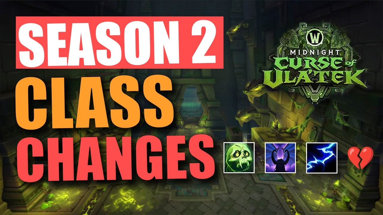 *FIRST* Class Changes & MAJOR Reworks | Bursty Classes = SIGNIFICANTLY NERFED | Midnight S2