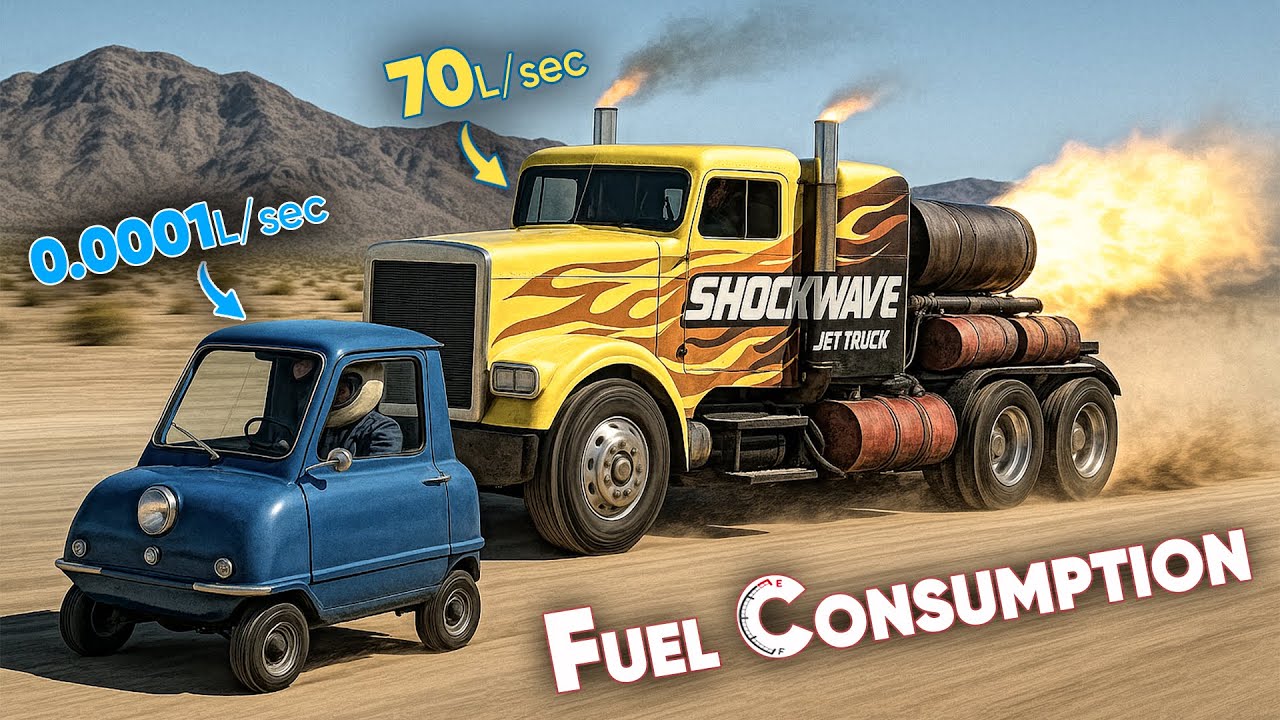 ⛽️🚗 Fuel Consumption of CARS: 3D Simulated