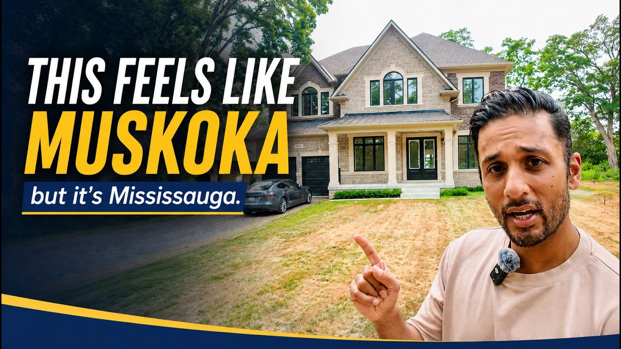 This Brand New $4M Luxury Home Feels Like Muskoka | Mississauga Property Tour