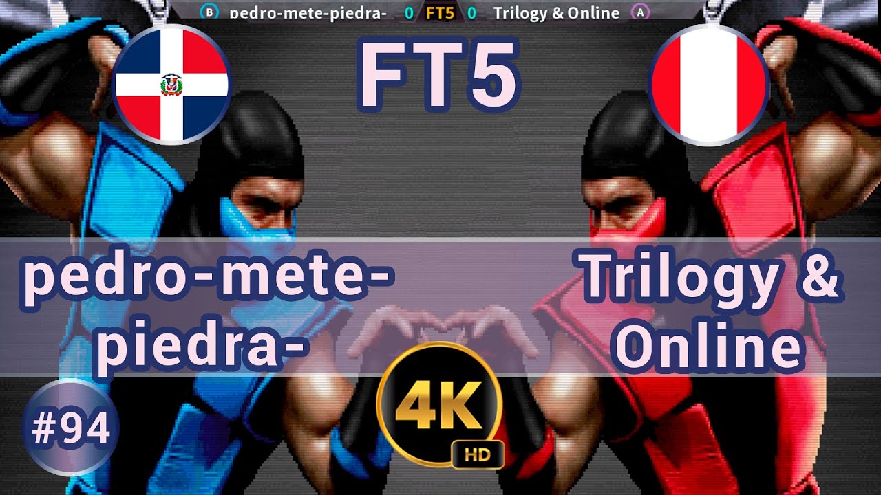 UMK3 - 🇩🇴 pedro-mete-piedra- vs Trilogy & Online 🇵🇪 FT5 / 4K 60 FPS #umk3  #t99hex #t99h #team99hits