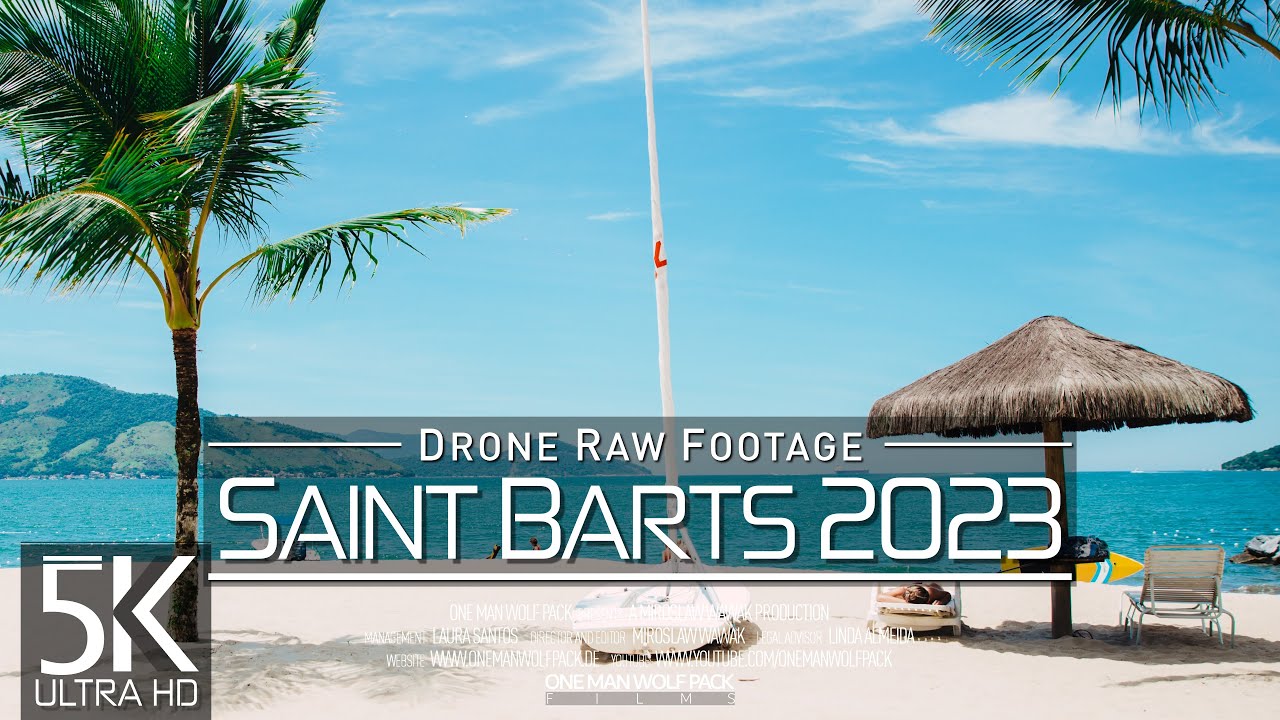 【5K】🇧🇱 Drone RAW Footage 🔥 This is SAINT BARTHELEMY 2023 🔥 French Caribbean 🔥 UltraHD Stock Video