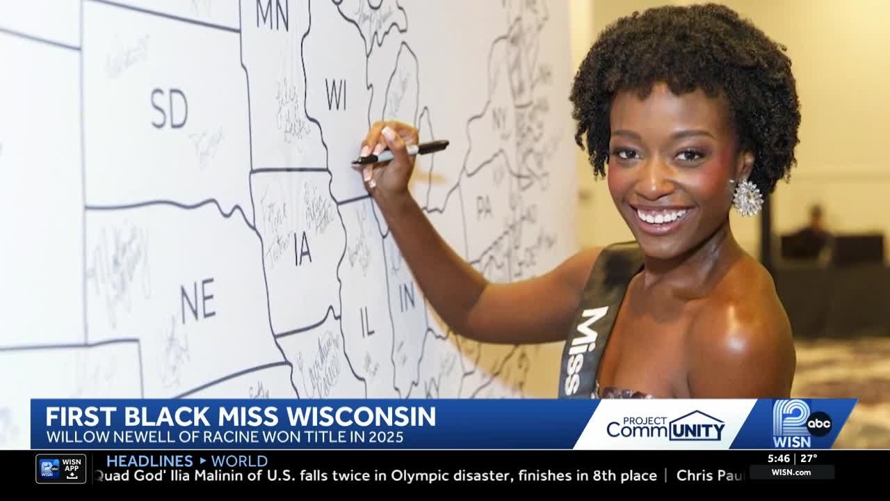 Racine woman makes history as first Black Miss Wisconsin