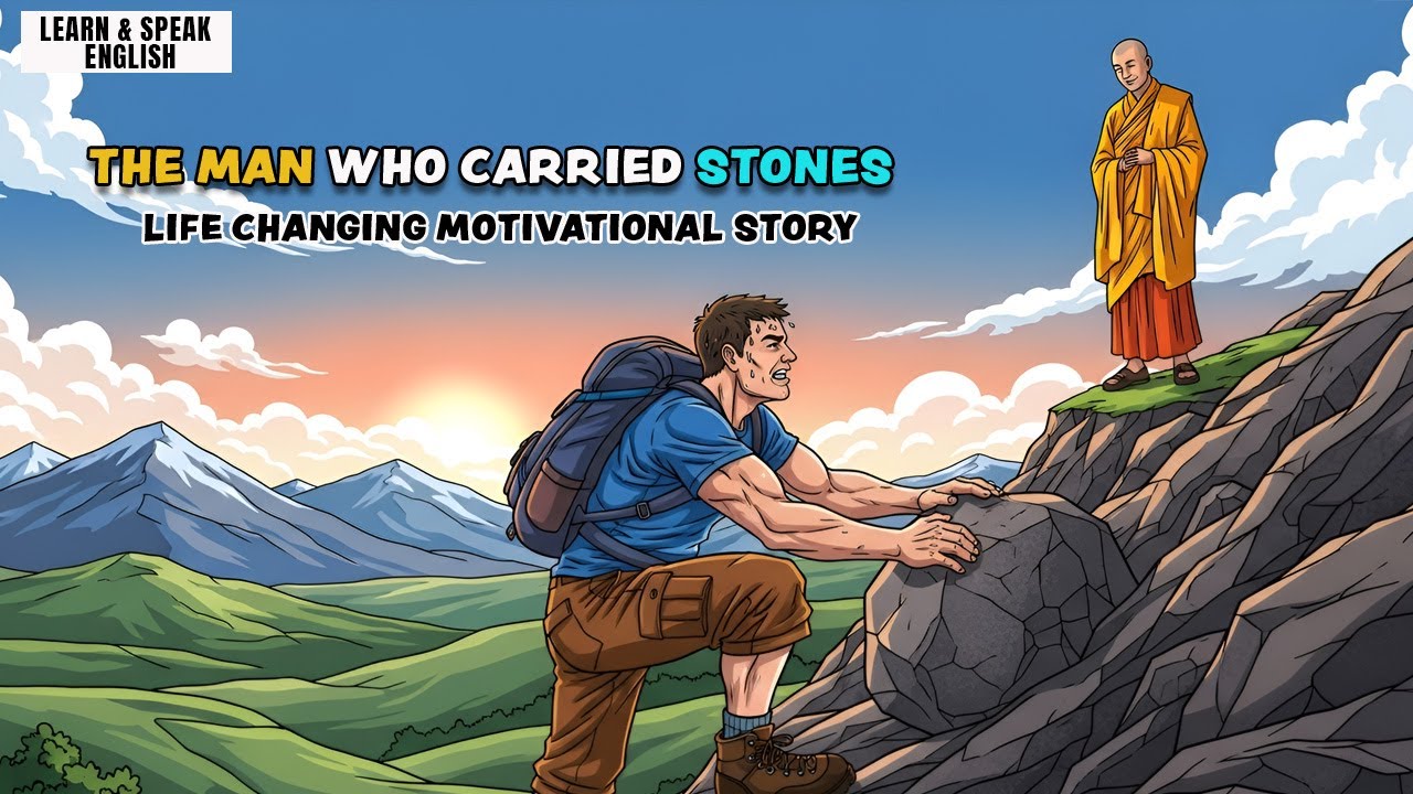 The Man Who Carried a Stone Changed His Destiny | Inspirational English Story | The Wordy Tales