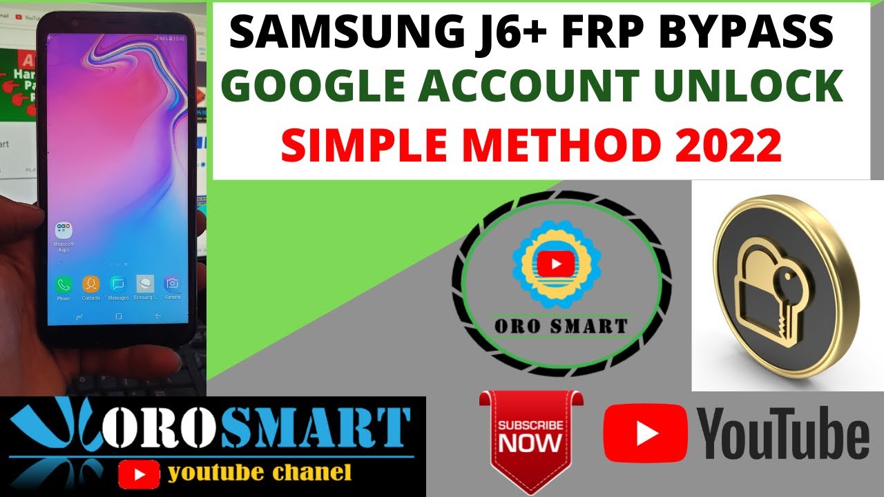 SAMSUING J6 PLUS FRP BYPASS NEW METHOD 2022
