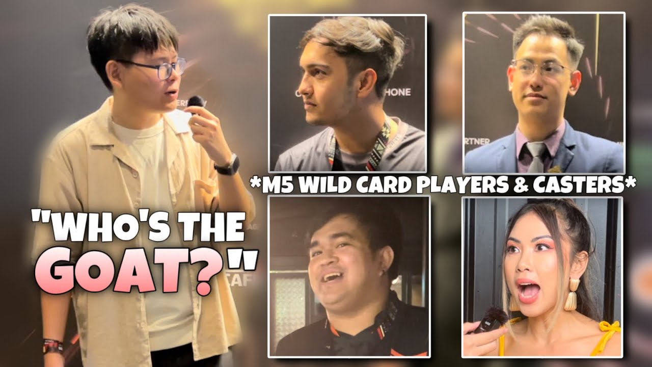 I ASKED M5 WILD CARD PLAYERS & CASTERS WHO&rsquo;S THE GOAT IN MLBB&hellip; 🤯