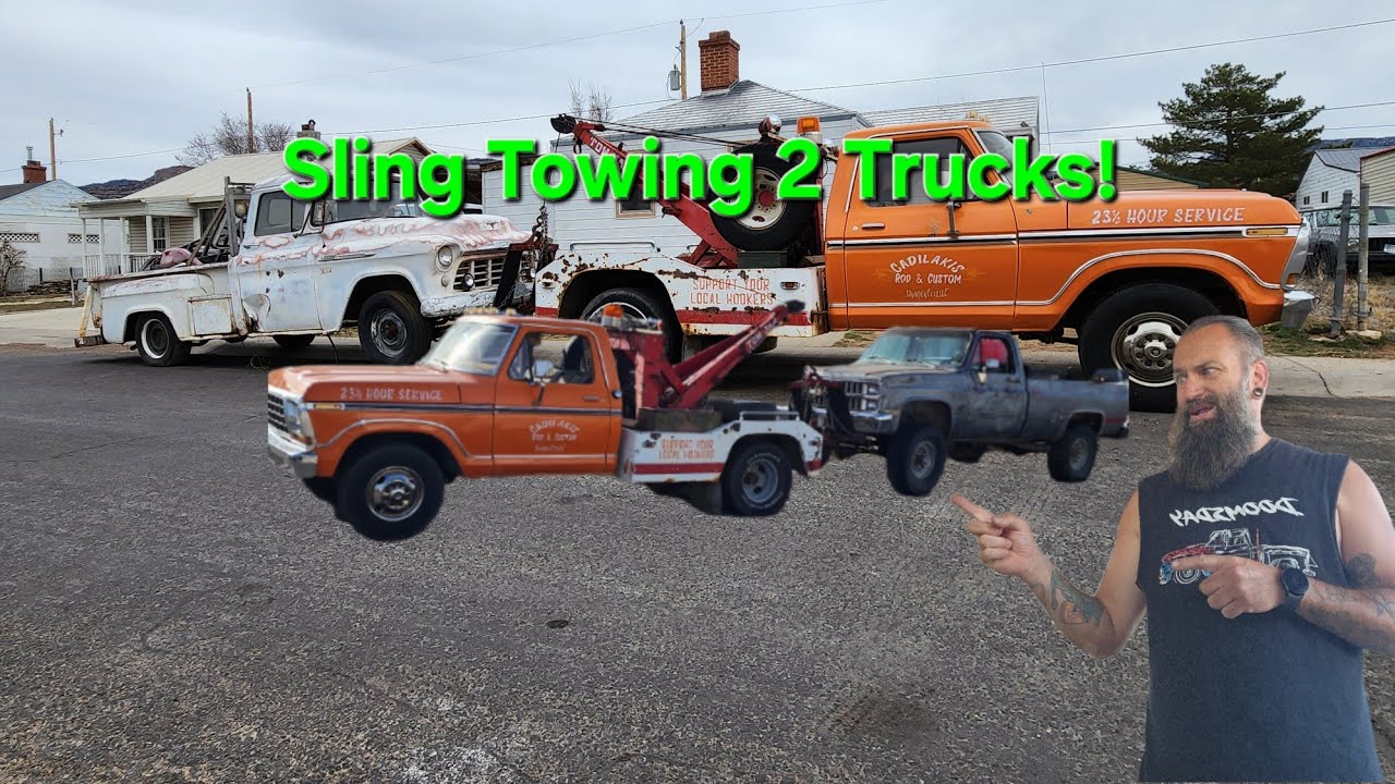Sling Towing 2 Trucks With My Holmes 440