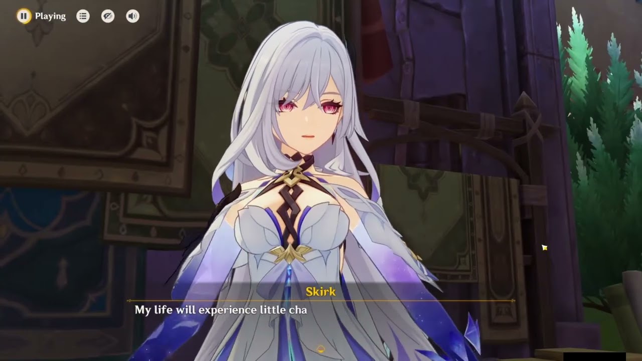Skirk doing Business with Dori (Traveler's Tale Cutscene) | Genshin Impact 6.0