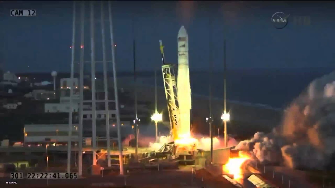 NASA Antares Rocket Explosion [HD] [FULL]